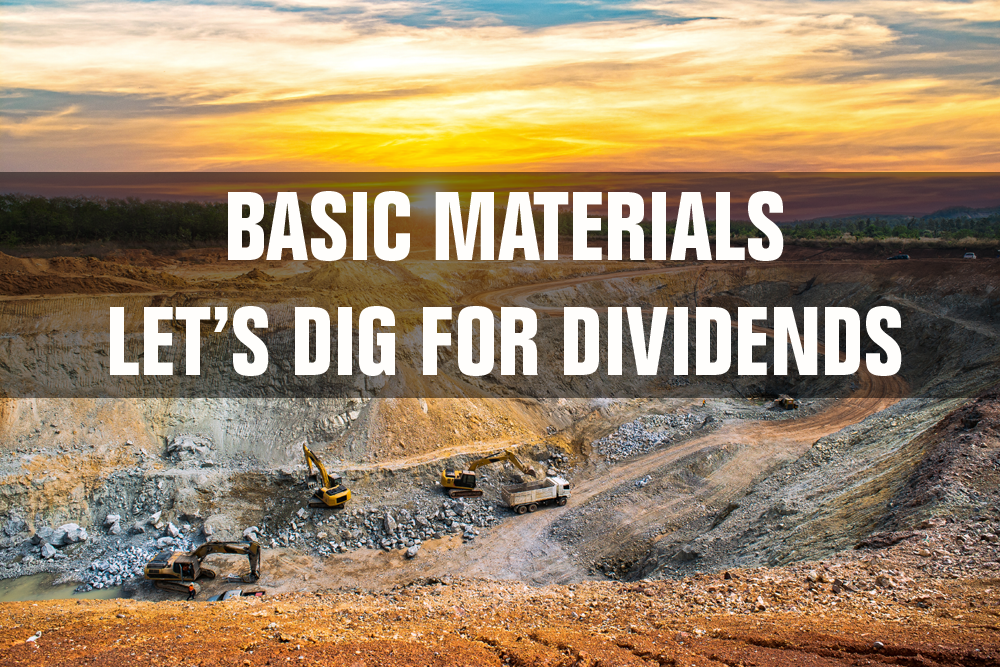 basic materials dividend stocks list